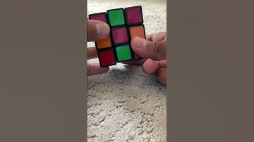 How To Make Flower Pattern In Checkered Pattern #rubikcube