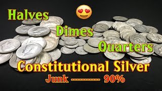 Junk Silver (Constitutional | 90% Silver) Below Spot! Lots of Silver Bullion 😍 💥 😍