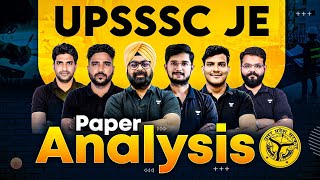 UPSSSC JE Paper Analysis 2026 🔥 | Difficulty Level + Expected Cutoff