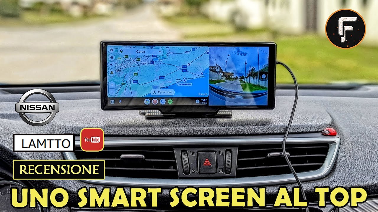 LAMTTO Autoradio 9 Pollici Con Wireless Carplay E Android Auto - Display Touch, Inclusa Telecamera Posteriore
