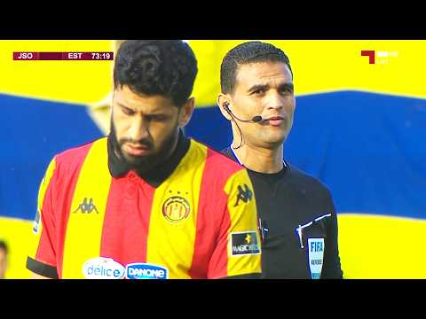 Résumé : Espérance de Tunis - JS Oued Ellil, carton rouge