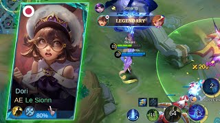 NEW HERO DORI BROKEN MAGE MID LANE - MOBILE LEGENDS