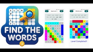 FindWords: Word Search Puzzle Gameplay | 600 Levels of Brain-Teasing Fun! | Pixel Stream Creations screenshot 1