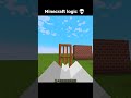 Minecraft LOGIC  🤔 #minecraft #shorts #minecraftmeme #minecraftmemes