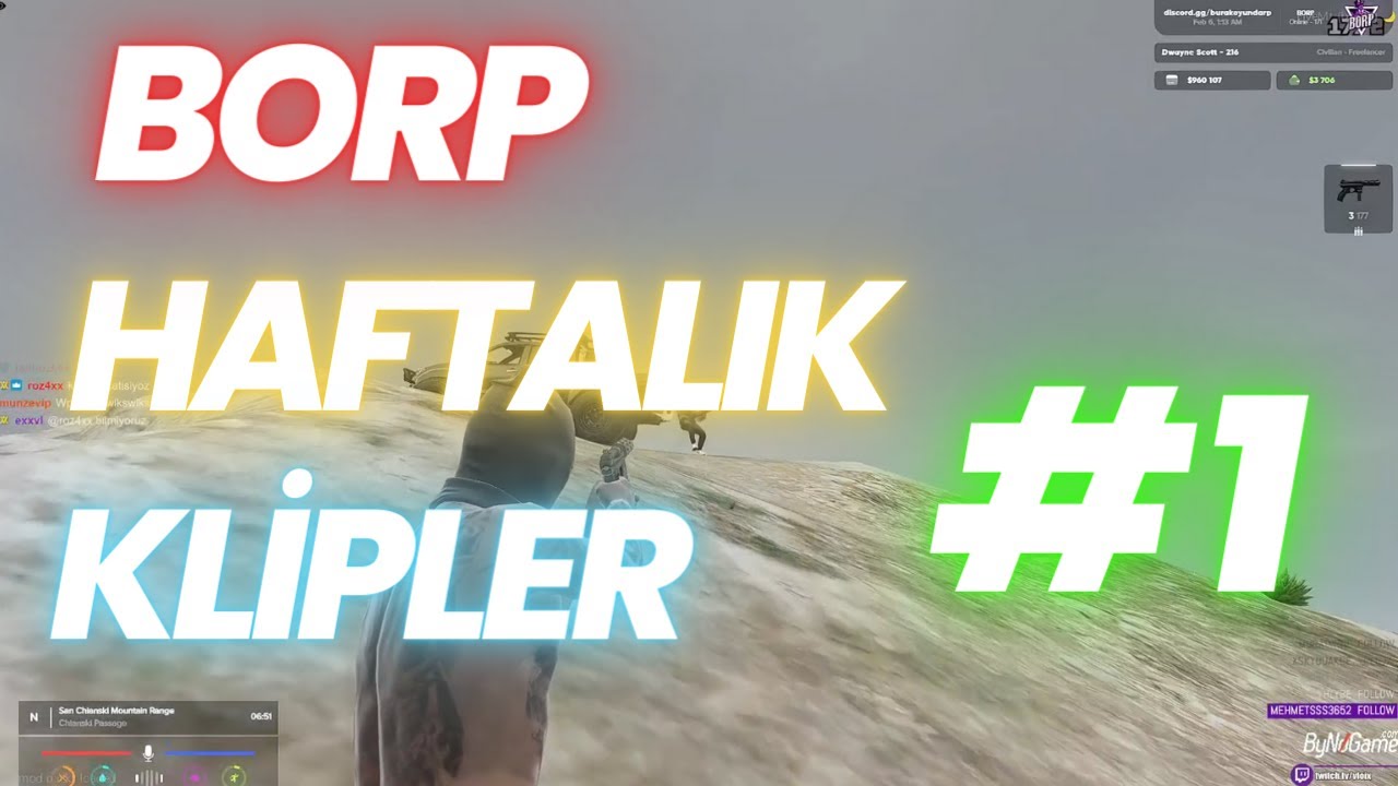 BORP HAFTALIK EN FAZLA İZLENEN KLİPLER #1 | ROLEPLAY KESİT