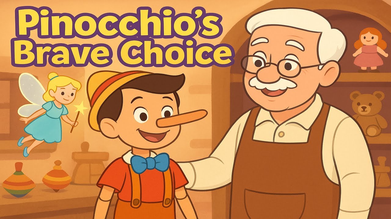 Choice Tale Pinocchio’s Brave Choice | Fairy Tales & Bedtime Stories by Gigglebox ...