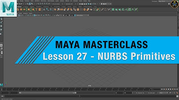MAYA MASTERCLASS 27 - Lets take a look at NURBS Primitives ( Beginner tutorial)