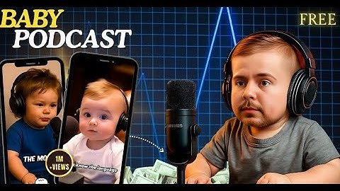 How to Make a Free Baby Podcast Video of Your Favorite YouTuber