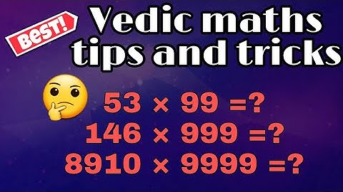 Vedic maths | Multiplication tricks by 9 (తెలుగు లో) by G.S.Rama Lakshmi