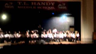 8th gr Handy middle school Christmas cartoons song