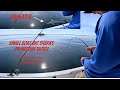 Battling sharks while fishing in my small boat offshore and getting pulled.