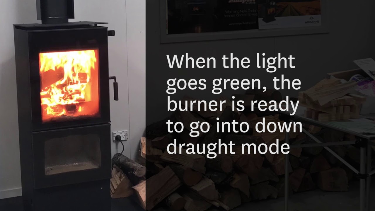 Ultra-low emission woodburner timelapse - YouTube
