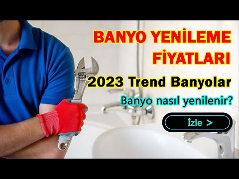 Video: Banyoyu yenilemenin maliyeti nedir?