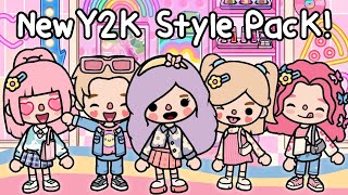 NEW UPDATE! | Y2K STYLE PACK 💓😝 Toca Life Story | Toca Boca | Toca Life World