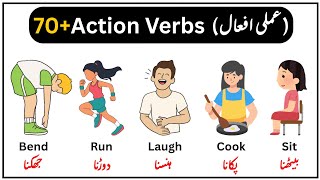 Action Verbs Vocabulary | Action Verbs in English and Urdu | Action Words | English Vocabulary Wealth
