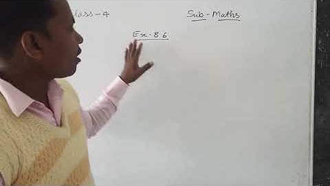 Class 4th / Maths / Exercise 8.6