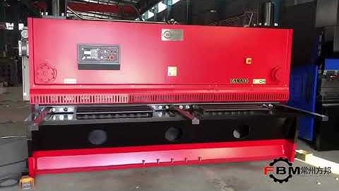 QC11K-16x3200 Hydraulic Guillotine Shear with Delem DAC-310s CNC Controller