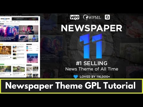 Newspaper Theme GPL Demo Installation⚡️Activation Guide - Real GPL
