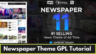 Newspaper Theme GPL Demo Installation⚡️Activation Guide - Real GPL