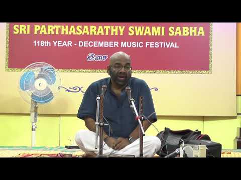Lec Dem by Dr. Sriram Parasuram l December Music Festival 2018 l Sri Parthasarathy Swami Sabha