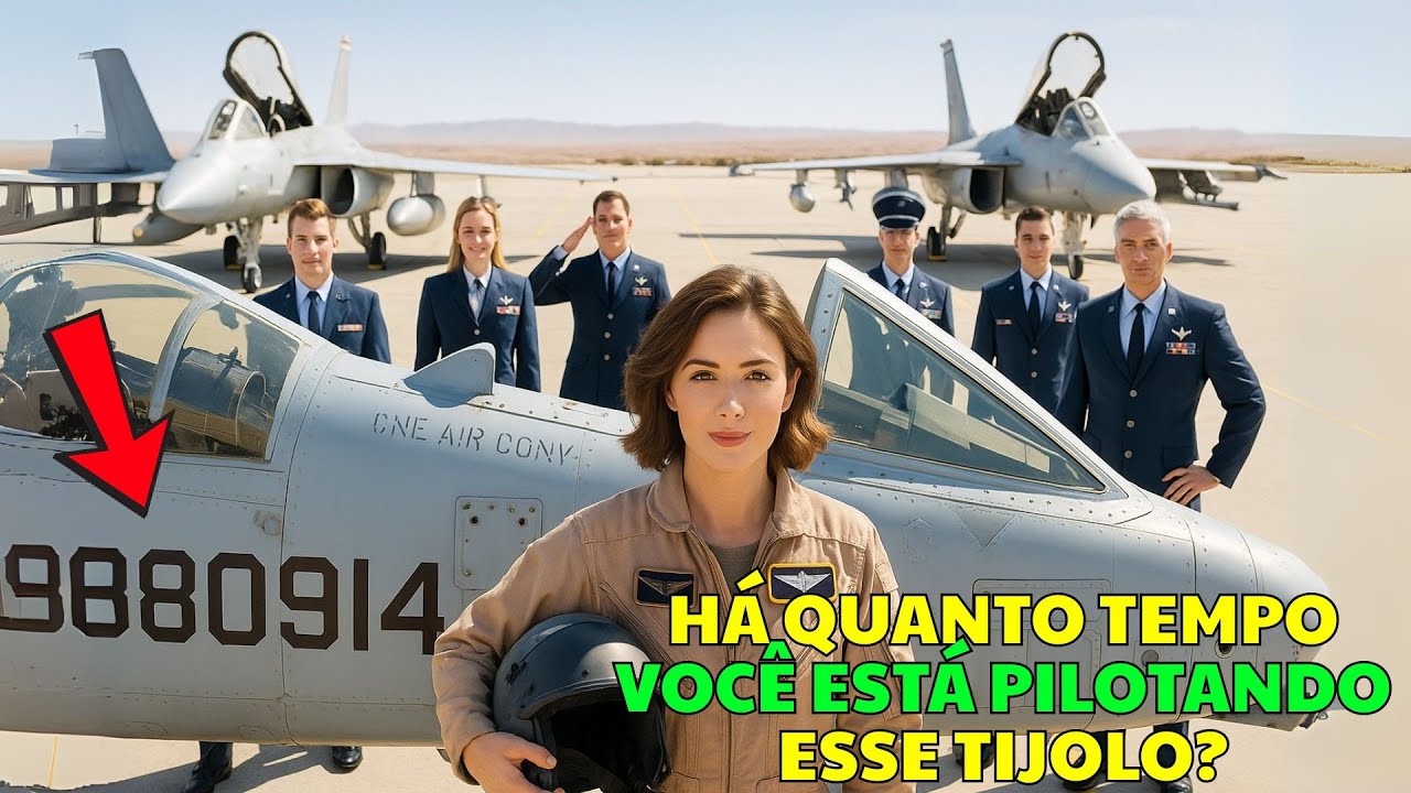 Os Pilotos de F-16 Zombaram do Seu 'Velho' Warthog — Até Verem o Número de Cauda.