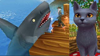 Feeding Giant Shark - Beach Week Star Stable Online