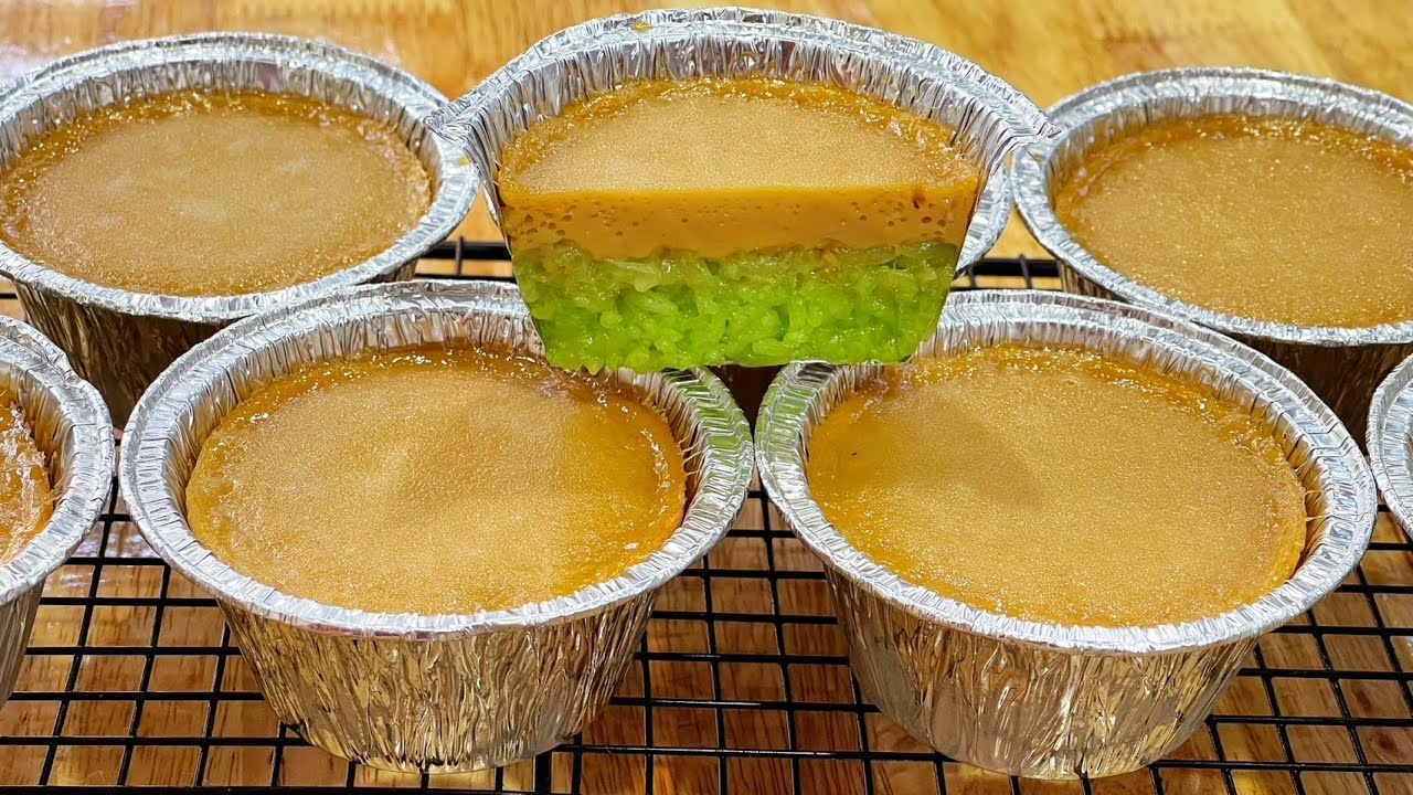 ข้าวเหนียวสังขยา สูตรนี้ใช้แต่ไข่ไก่ สังขยาเนียนนุ่มไม่แข็ง หอมหวานมันอร่อย ทำง่ายๆ