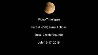Celebrity Partial Lunar Eclipse July 16, 2019 - Timelapse Profile