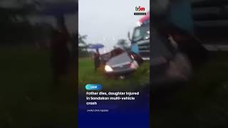 Father dies, daughter injured in Sandakan multi-vehicle crash