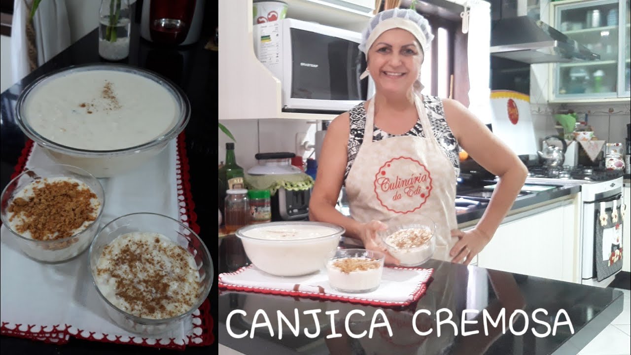 CANJICA CREMOSA COM LEITE CONDENSADO E COCO - Mungunzá