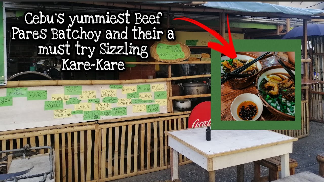 CEBU's Yummiest Beef Pares Batchoy and their a must try Sizzling Kare
