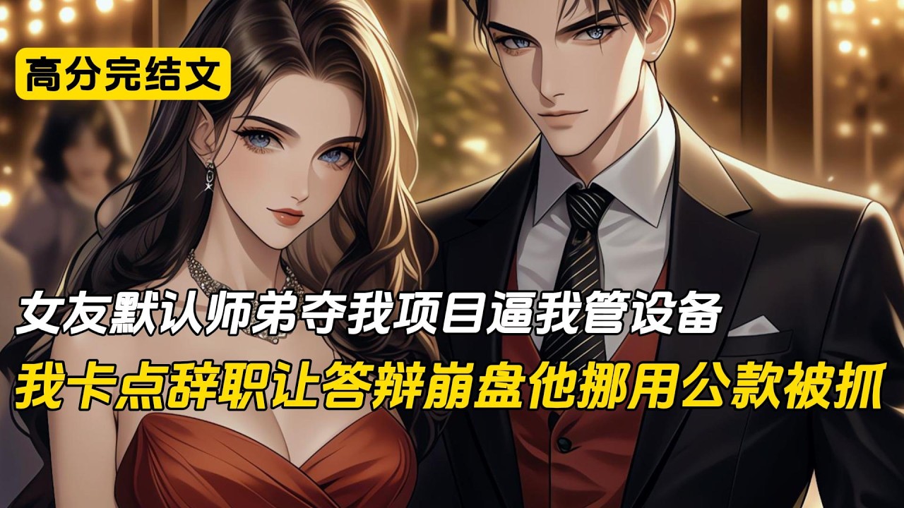 陆哲获五千元论文奖，师弟蒋睿逼他上交，女友林薇默许。他被调离核心项目去管设备，忍辱负重。国家项目答辩当晚十点整，他卡着合同到期当众辞职，核心技术缺失致答辩惨败#完结文 #小说 #二次元