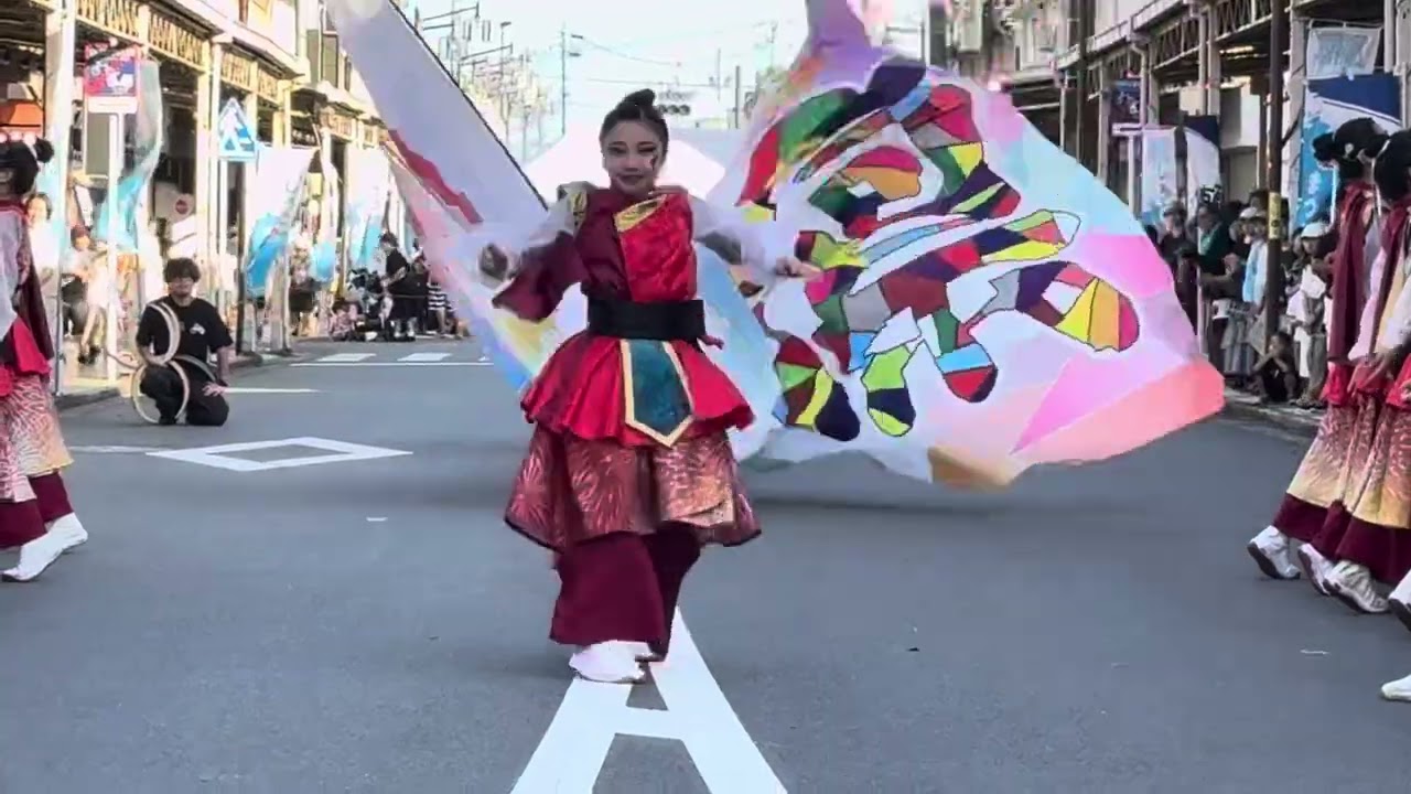 ダンスチーム凛　2025年　すずフェス　白子駅前会場パレード　審査演舞