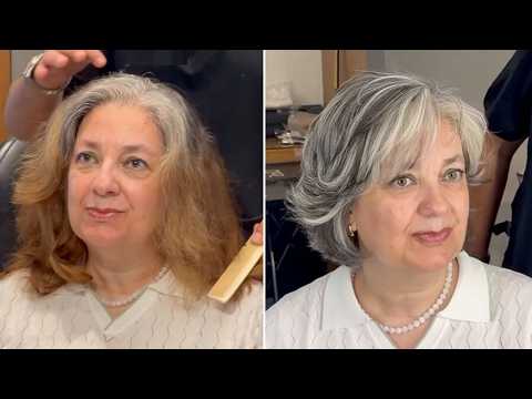 The Haircut That Took 10 Years Off Her Face | Before and After Hair Transformation