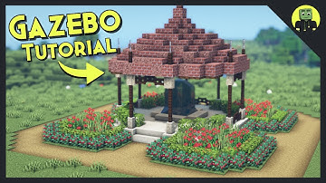 How To Build a Gazebo in Minecraft!! [Tutorial 2021]