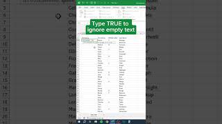 How to use TEXTJOIN in 28 seconds! #excel