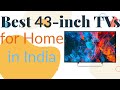 Top 10 43 inch TV in India: Buy Best 43 Inch FullHD &amp; 4K Smart TV at Lowest Prices in Diwali Sale