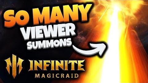 [Infinite Magicraid] SO MANY Viewer Summons for Last Coloss