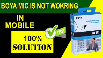 Boya BY-M1 Microphone NOT WORKING in SMARTPHONES? 100% COMPLETE SOLUTION 👍 Mobile Trick 2021 app