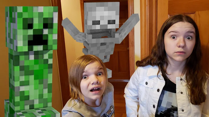 Chased By A Creeper!  Minecraft Treasure Hunt!