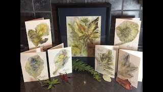 HOW TO - MAKE ECO PRINTS ON PAPER - step by step tutorial