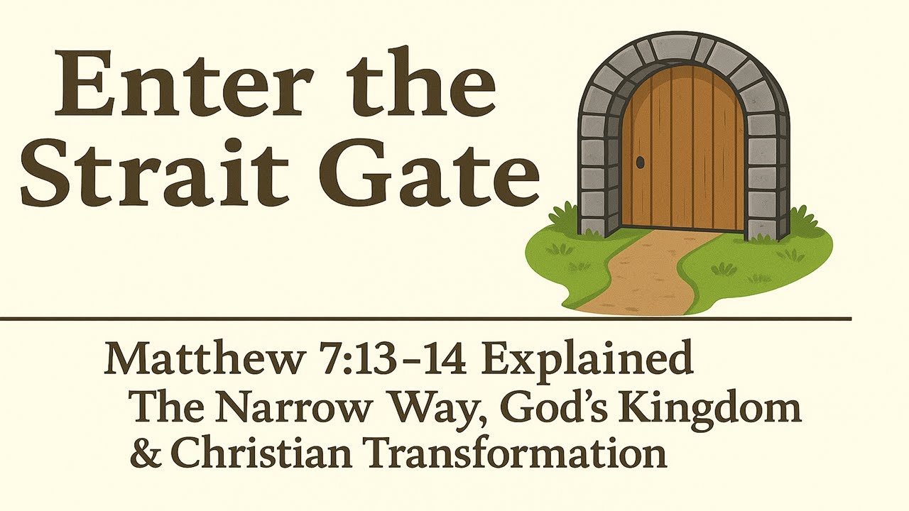 Enter the Strait Gate: Mat 