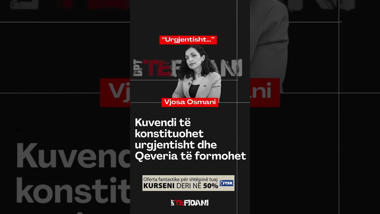 Osmani me thirrje urgjente…