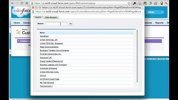 Roll Your Own Salesforce "Lookup" Popup Window