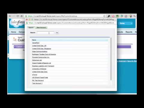 Roll Your Own Salesforce "Lookup" Popup Window