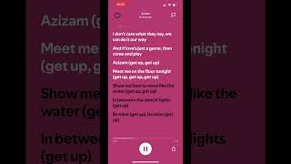 Azizam -Ed Sheeran- Lyrics
