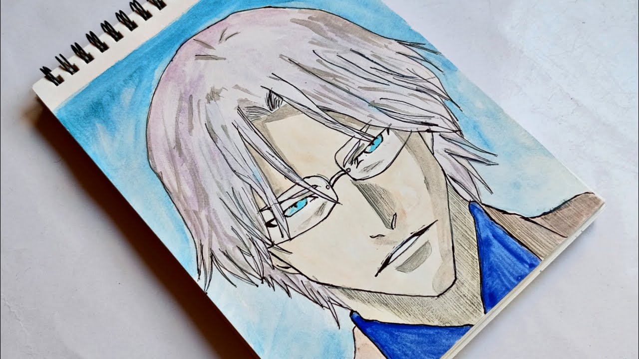 Ryuken Ishida Drawing from Bleach Anime Tutorial