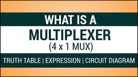 What is a Multiplexer - 4 x 1 MUX Explained | Hindi