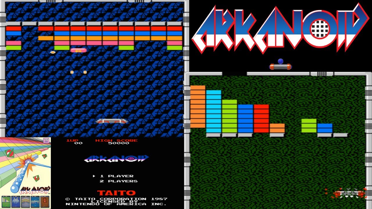 A Block Breaker Retro Video Game | Top NES Arcade Games | Free To Play(Game) [Play #28] 