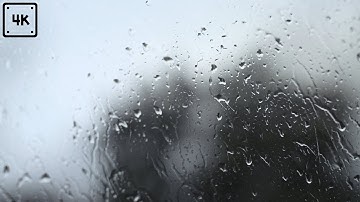 4K 4 ore Shi ne Dritare | Relaksim | Studim |Gjume | Meditim | 4K 4 Hours of Heavy rain and wind |